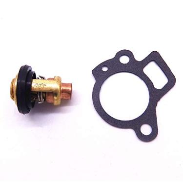 Imagem de Motor de motor de barco SouthMarine Thermostat 825212 825212001 855676003 825212T02 855676A1 e Junta 27-824853 824853 para Mercury 8HP 9.9HP 15HP 25HP 30HP 40HP Motor externo de 4 tempos