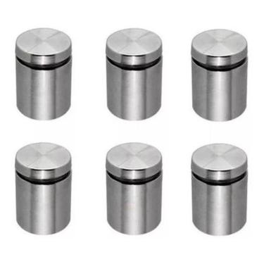 Imagem de Prolongador Inox 19X25Mm Vidro Madeira Esc/Pol Kit4 Unid