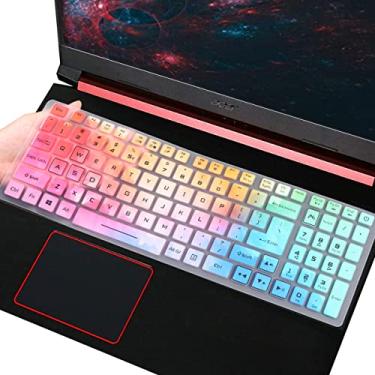Imagem de Capa de teclado para Acer Nitro 5 e Predator Helios 300 Gaming, Nitro 5 AN515-58/57/56/55/54/45/44/43 AN517-54/53/52/51, Predator Helios 300 PH315-55/54/53/53/51, Predator Helios 300