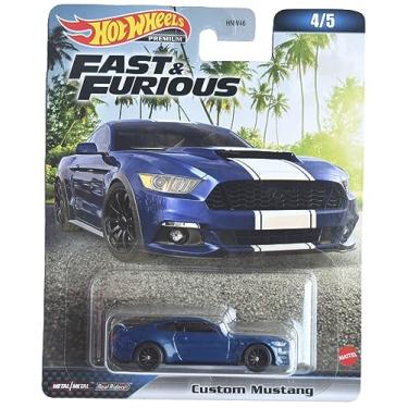 Imagem de Hot Wheels Custom Mustang, Fast & Furious 4/5 [Blue]