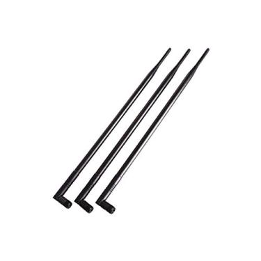 Imagem de Antena omnidirecional 10dBi 2,4GHz/5GHz WiFi Booster RP-SMA para roteador sem fio, PC, câmeras de segurança, extensor de Internet WiFi ao ar livre