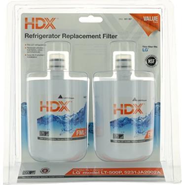 Imagem de HDX Filtro de água/purificador de substituição FML-1 para refrigeradores LG (pacote com 2)