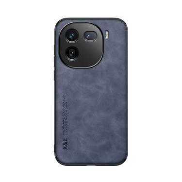 Imagem de Kepuch Silklike Capa para Vivo IQOO 12 - Case Placa de Metal Embutida para Vivo IQOO 12 - Azul