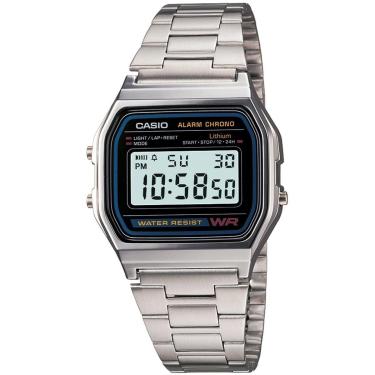 Imagem de Relógio Digital Casio Vintage A158WA Feminino-Feminino