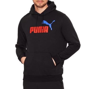 Imagem de Moletom Puma Fechado Canguru Essentials Big Logo-Masculino