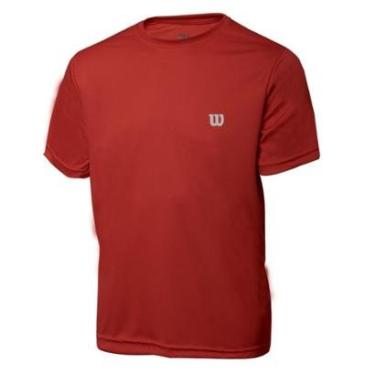 Imagem de Camiseta Masculina Wilson Core Cor Vermelho-Masculino