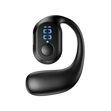 Imagem de SMINKA Fones de ouvido sem fio, fones de ouvido OWS Bluetooth 5.3, fones de ouvido esportivos, orelha aberta, áudio conduzido por ar, visor LCD de energia