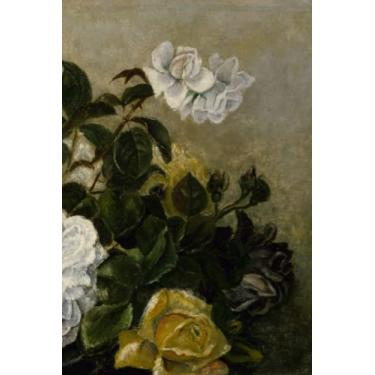 Imagem de Roses - Fancy Still Life 15 x 23 - Linda arte de capa, 120 páginas forradas, design de capa macia