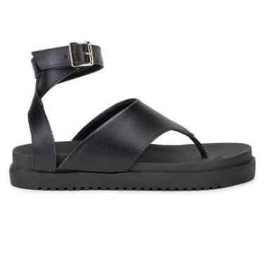 Imagem de Sandália Feminina Luxo Flat Tiras Chinelo Plataforma Confortável Da Moda-Feminino