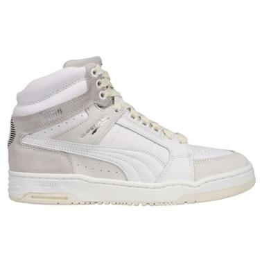 Imagem de PUMA Mens Slipstream Mid Luxe High Sneakers Shoes Casual - Grey,White - Size 4.5 M