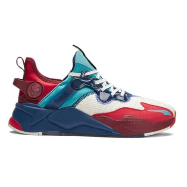 Imagem de PUMA Tênis masculino T. Cats X Rs-X T3ch Mumm-Ra com cadarço casual - azul, vermelho - tamanho 40