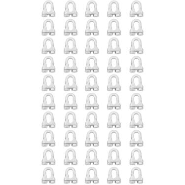 Imagem de Clips Grampo Cabo De Aço 3/16`` 1,0002 50 Unidades - Nord