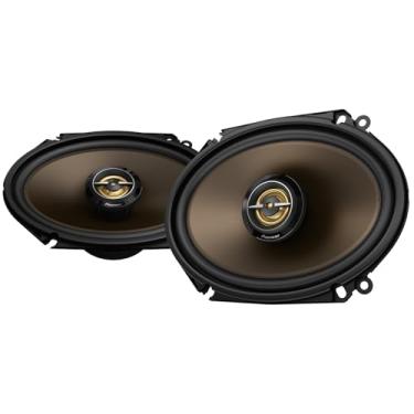 Imagem de Pioneer Alto-falantes bidirecionais A-Series MAX TS-A683FH 15,2 cm x 20,3 cm (par) – máximo de 370 W, som balanceado + agudos suaves, graves aprimorados, ótima substituição de estoque