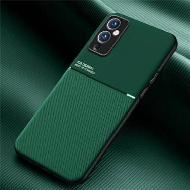 Imagem de Capa de telefone luxuosa fosca para oneplus 7 8 9 pro 7t 8t 9rt, capa de couro para oneplus nord 5g 7t pro 9 8 7 pro, verde, para oneplus 7t