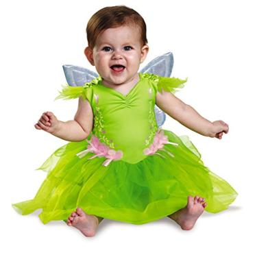 Imagem de Fantasia infantil de luxo para meninas Disguise Tinker Bell da Disney, verde, 12 a 18 meses, Verde, (12-18 mths)
