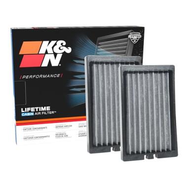 Imagem de K&N Filtro de ar de cabine LIFETIME: Premium, lavável, ar limpo para sua cabine: compatível com Jeep 2018-2025: Wrangler, Gladiator, VF2064