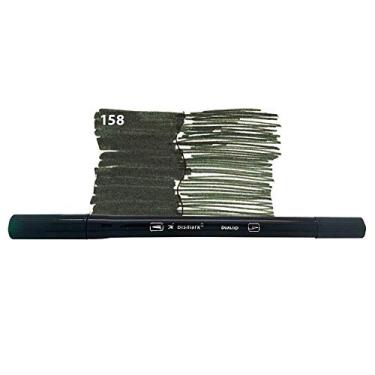 Imagem de Marcador Dualtip, Bismark, PK0100C158, Ponta Dupla, Verde Escuro