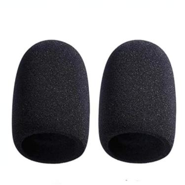 Imagem de 2 pçs POP AT2020 Microfone capa de espuma filtro de para-brisa compatível com Audio-Technica AT2020 ATR2500 AT2035 AT2050 AT4040 Microfone condensador