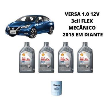 Imagem de Kit troca de oleo versa 1.0 2015 diante nissan - SHELL
