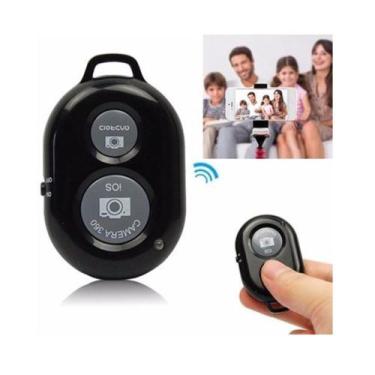 Imagem de Obturador Controle Remoto Bluetooth Shutter Diparar Fotos Preto - MKB