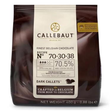 Imagem de Chocolate Belga 70-30-38 Dark 70,5% Callets 400g Callebaut