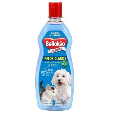 Imagem de Shampoo Bellokão Pelos Claros para Cães e Gatos - 500ml