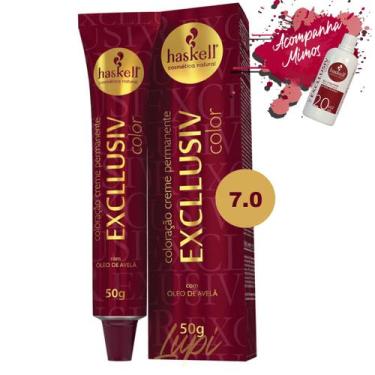 Imagem de Coloracao Creme 7.0 Permanente Haskell Excllusiv Color
