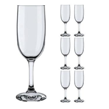Imagem de Taça Champanhe Transparente Cristal 180ml - 6 Unidades, Taça champagne