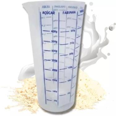 Imagem de Copo Medidor Dosador Graduado Plástico 500 Ml Cor Transparente - Injet