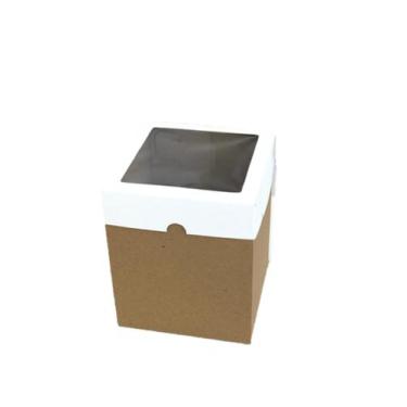 Imagem de 20 Caixas Para Panetone 500g 15x15x18cm - Kaiambá Artefatos de Papéis 