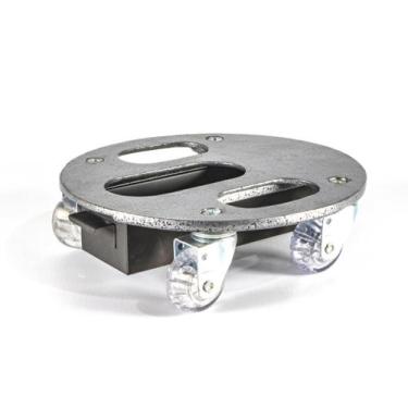 Imagem de Suporte 25cm Para Vaso Linha Drawer Gaveta Antipingo Rodas De Gel supo