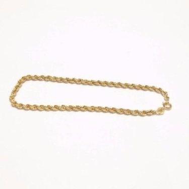 Imagem de Pulseira Masculina Cordão Baiano 2mm X 18.5cm Em Ouro 18-750 - DG Pres