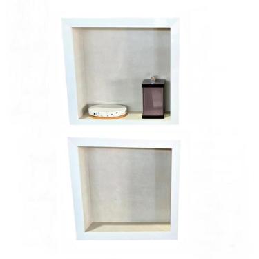 Imagem de Kit 2 Nicho Banheiro De Embutir 30x30cm - Porcelanato - PHZfreeshop, B