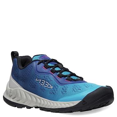 Imagem de KEEN Tênis feminino NXIS Speed Low Height Ventilado para caminhada, Fiorde azul/ombre, 34