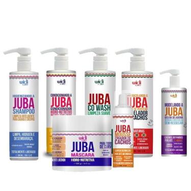 Imagem de Kit Widi Juba Condicionador, Shampoo, Máscara, Co Wash, Encaracolando,