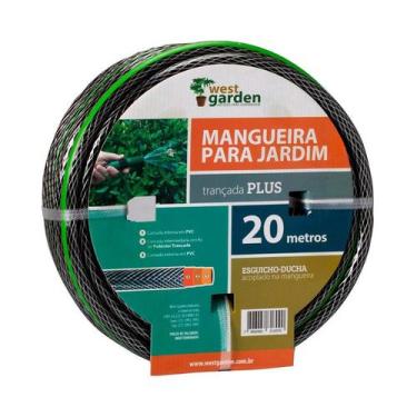 Imagem de Mangueira West Garden Trançada Plus com Esguicho - 20m