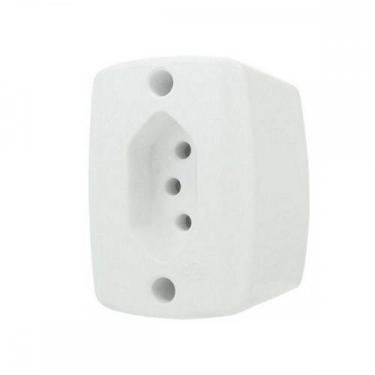 Imagem de Tomada Externa Ilumi 2P+T. 20A Retangular 16517 . / Kit C/ 10 Peças