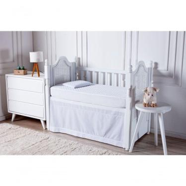 Imagem de Protetor Colchão Berço Impermeável Matelado 01 Peça - Branco