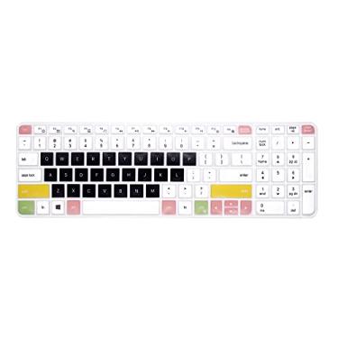 Imagem de WYGCH Capa de silicone para teclado Logitech MK470 MK580, para acessórios Logitech MK470 MK580, película protetora de silicone ultrafina (preto candy)