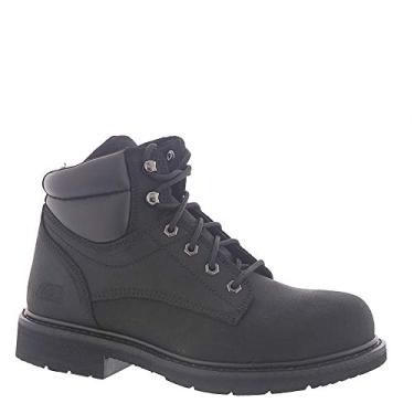 Imagem de Skechers botas masculinas de bico de aço Bradcliff ST, Preto, 8