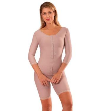 Imagem de Cinta Macaquinho Cirúrgico C/ Manga Emana 84039 ModelleSkin, Nude, EEX