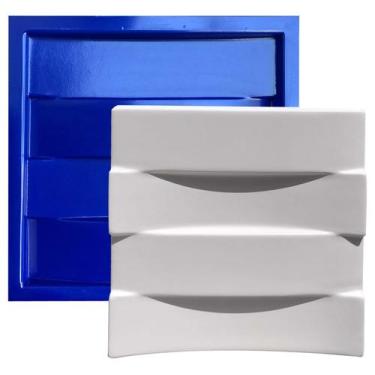 Imagem de Forma 3D Gesso e Cimento ABS 1mm - Côncavo e Convexo 30x30 cm - Xmolde