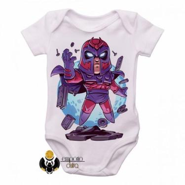 Imagem de body nenê criança roupa bebê X Men Mini Magneto - Empório Dutra, G   (