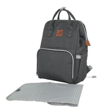 Imagem de Mochila  Saída Maternidade Multifuncional com Trocador Preto - Color B