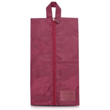 Imagem de Bolsa Porta Calçados Estampa Lisa Jacki Design Vinho