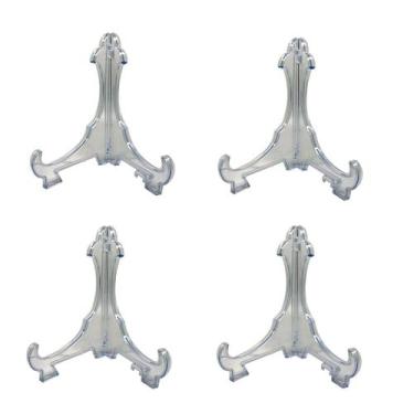 Imagem de Kit Suporte P/ Pratos Transparente 25 Peças 20cm 24cm 17,5cm - AC