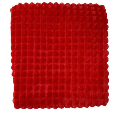 Imagem de Cobertor Bebê Pelo Alto Veludo Vermelho 90x110Cm Hazime