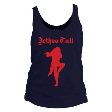 Imagem de Camiseta regata feminina - Jethro Tull - DASANTIGAS, Navy blue, Navy b