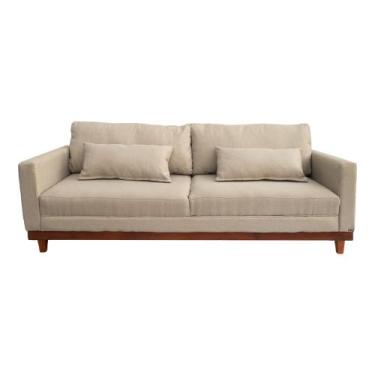 Imagem de Sofá London Sala/Recepção/Escritório 1,80cm - Novo Encanto, LIN.NUDE