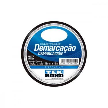 Imagem de Fita Demarcao Solo Tek 48Mmx15M-Preta - TEK BOND